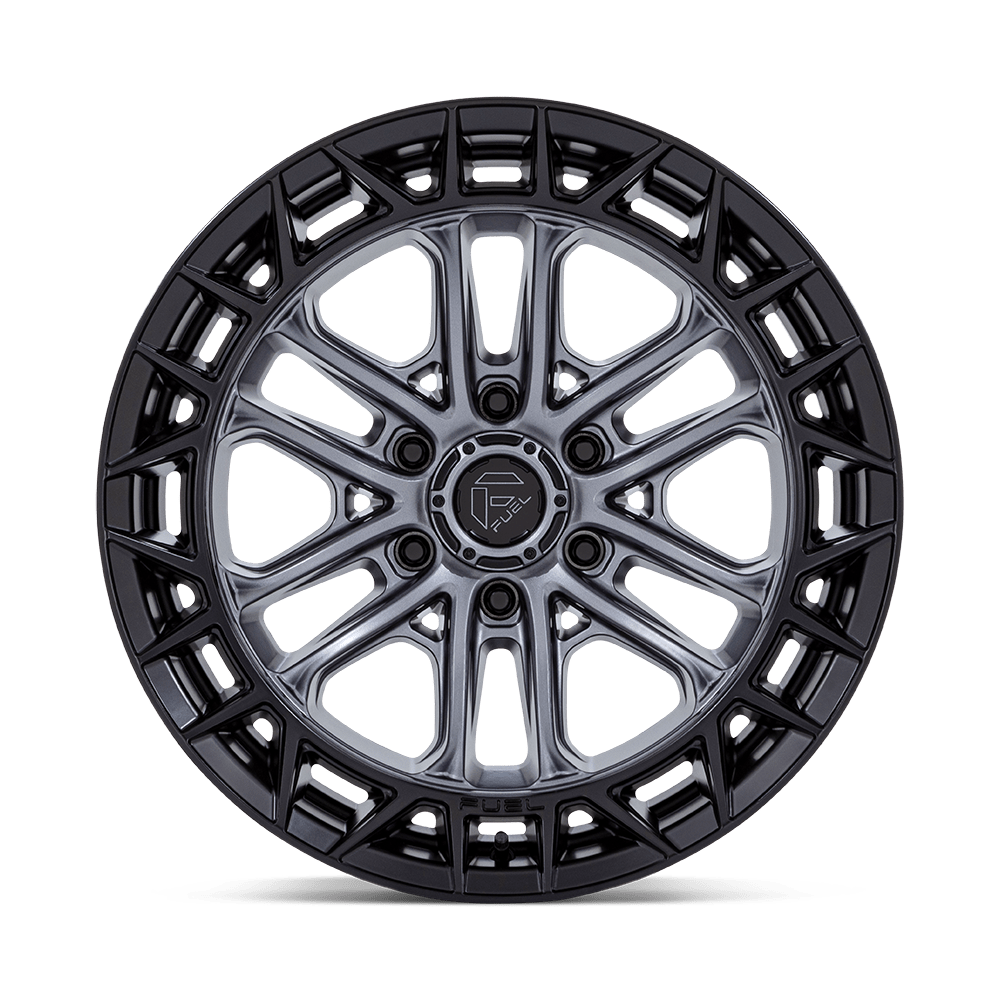 FUEL OFF-ROAD WHEELS CELSIUS FC874 6X5.5(139.7) - MATTE GUNMETAL W/ M-BLK LIP