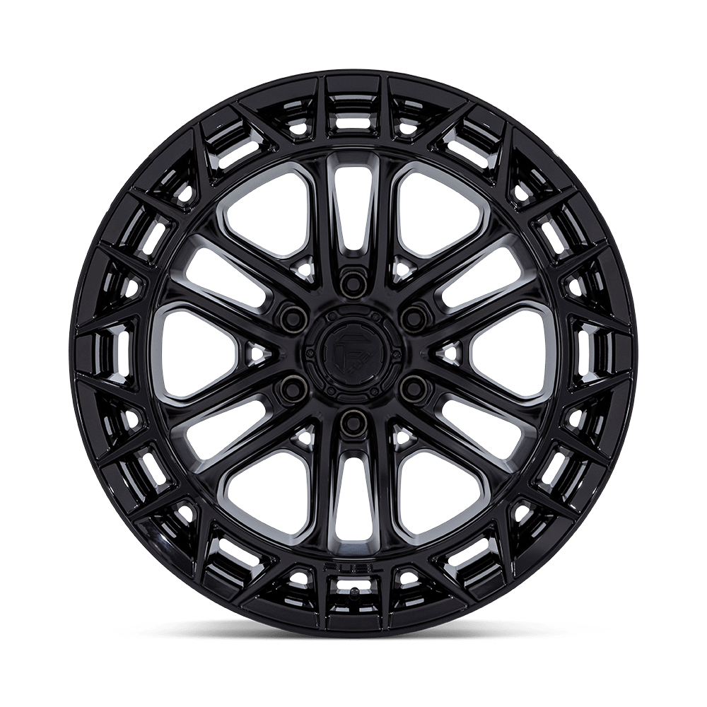 FUEL OFF-ROAD WHEELS CELSIUS FC874 6X135- MATTE BLACK W/ G-BLK LIP