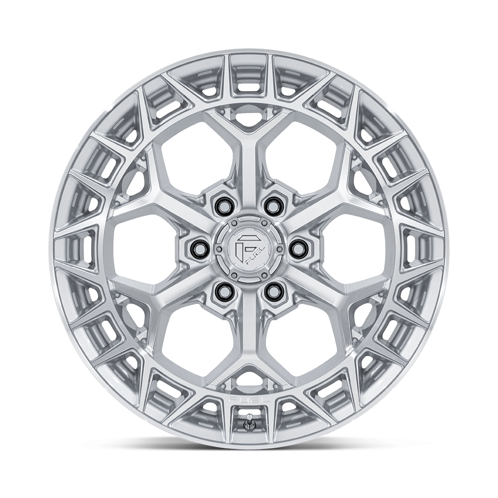 FUEL OFF-ROAD WHEELS CHARGER FC873 6X135 - GLOSS SILVER W/ MACHINED FACE