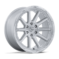 FUEL OFF-ROAD WHEELS CIRCUIT FC887 6X5.5(139.7) - ﻿GLOSS SILVER W/ MACHINED FACE