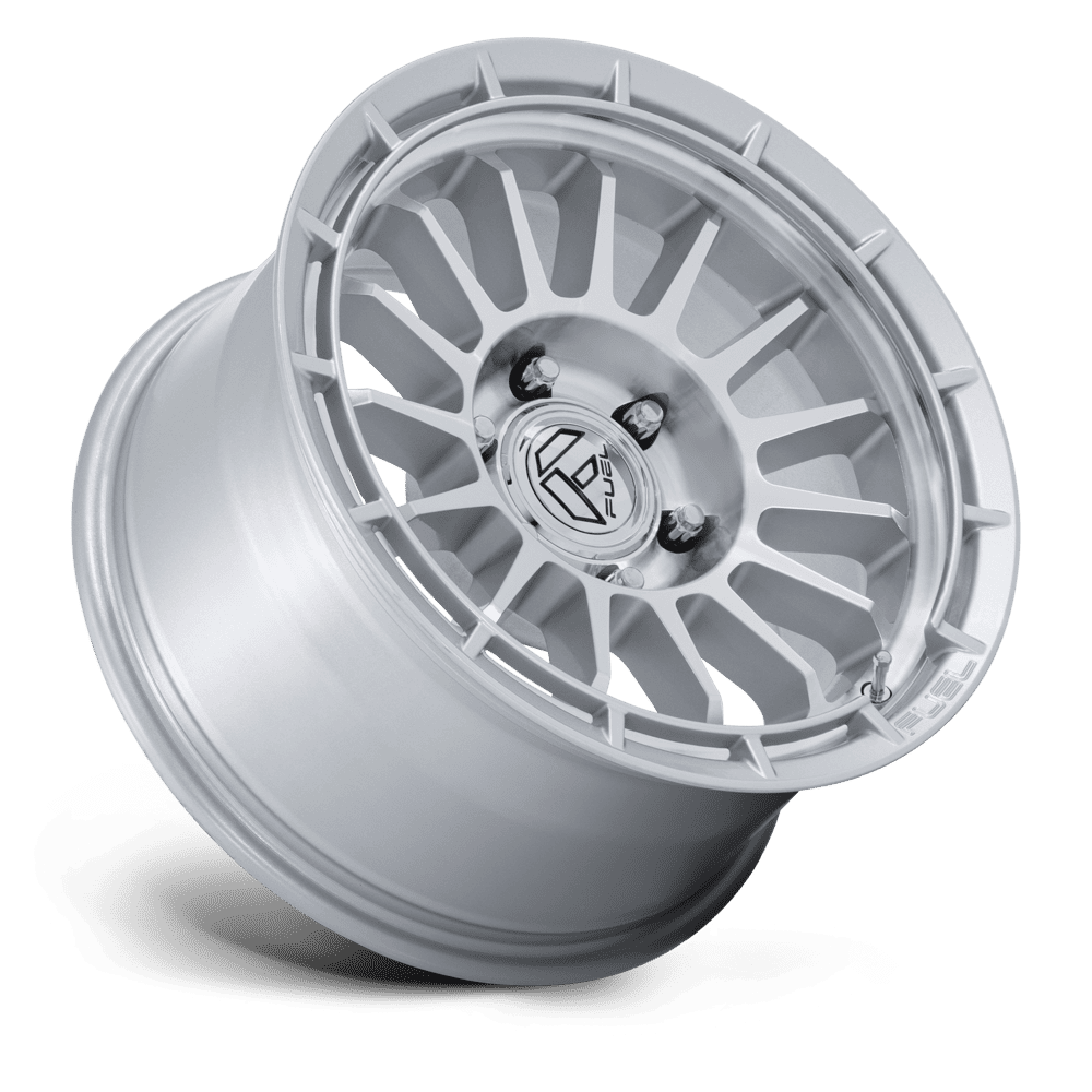 FUEL OFF-ROAD WHEELS ASCEND FC905 6X5.5(139.7) - GLOSS SILVER W/ MACHINED FACE