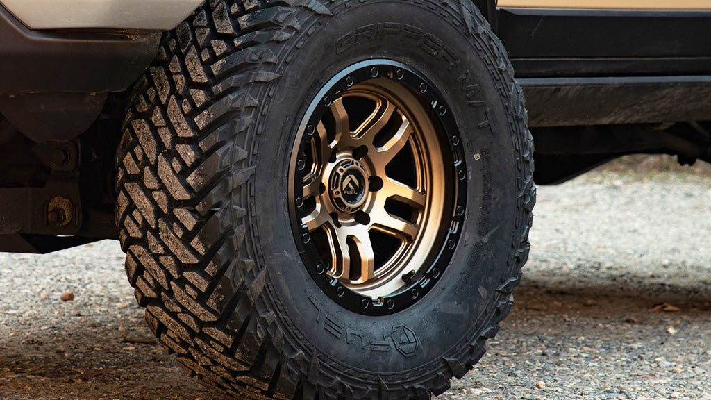 FUEL OFF-ROAD WHEELS AMMO D702 6X5.5(139.7) - MATTE BRONZE BLACK BEAD RING