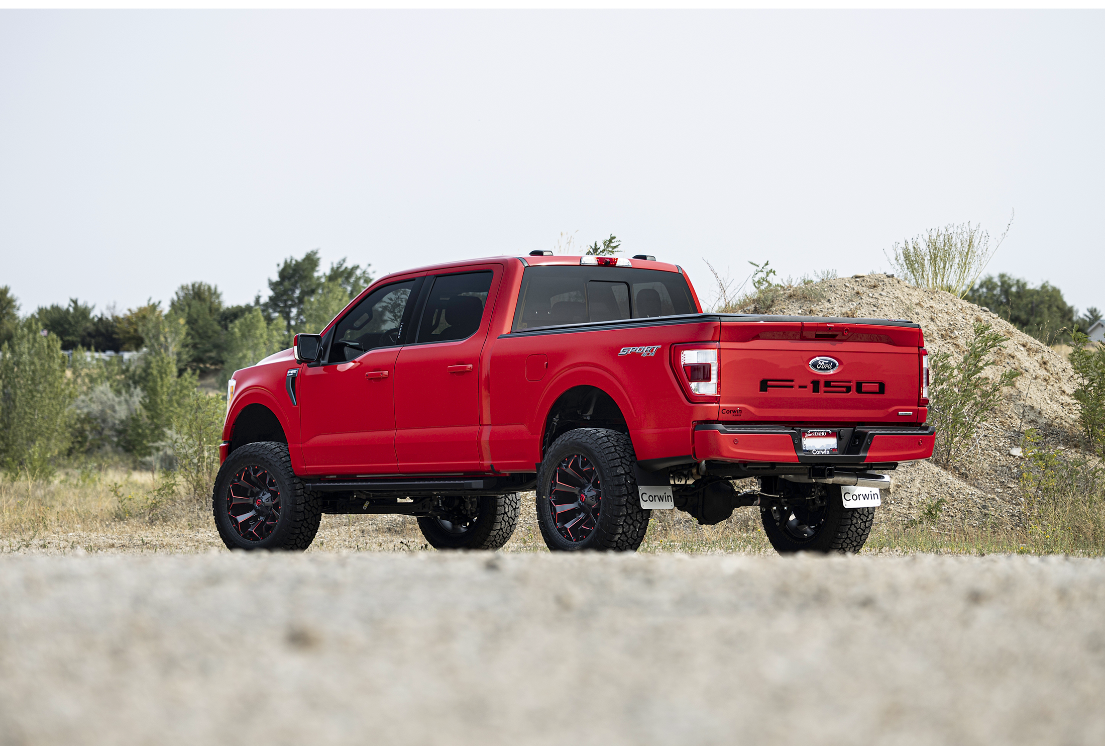 FUEL OFF-ROAD WHEELS ASSAULT D787 6X5.5(139.7) & 6X135 - MATTE BLACK RED MILLED