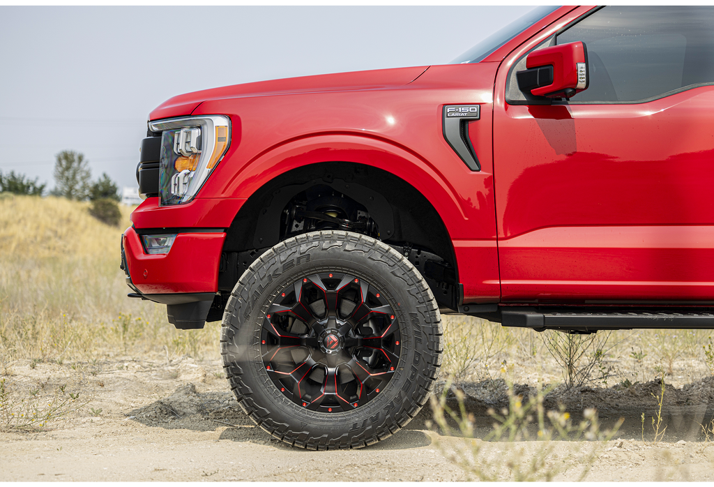 FUEL OFF-ROAD WHEELS ASSAULT D787 6X5.5(139.7) & 6X135 - MATTE BLACK RED MILLED