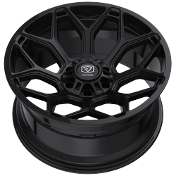 Edge Off Road 302B 20x9 Cast Aluminum Wheel with 5x5.00 / 5x5.50 Bolt Pattern and +00 Offset