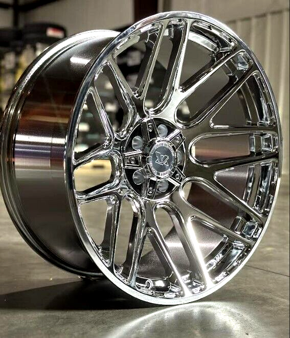 20X10 EVOK EV501 WHEELS 8X6.5(165.1) -19 Offset - CHROME