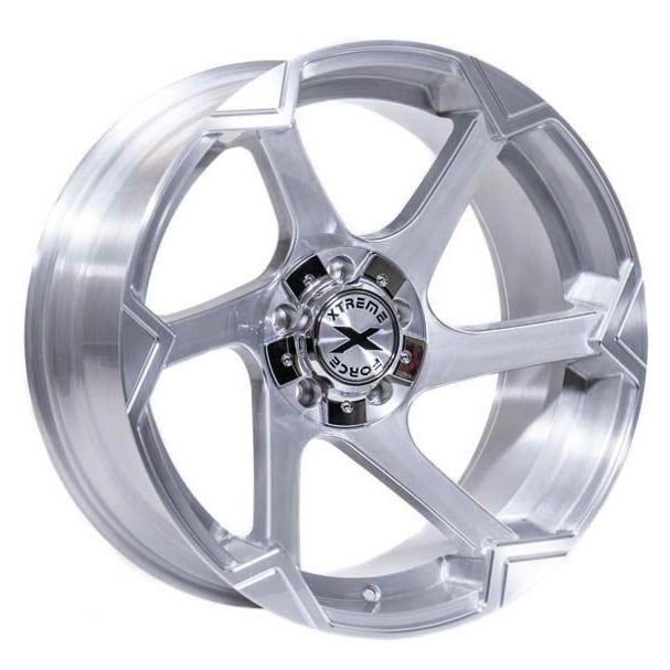 XTREME FORCE XF-11 WHEELS 6X5.5(139.7) & 6X135 - SILVER BRUSHED