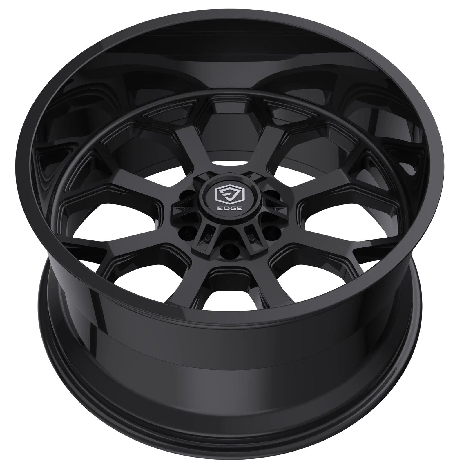 Edge Off Road 301B 22x12 Cast Aluminum Wheel with 5x5.00 / 5x5.50 Bolt Pattern -44mm Offset