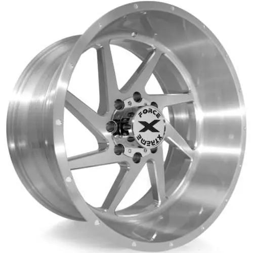 22X12 XTREME FORCE XF-6 WHEELS 8X170 -44 OFFSET - BRUSHED